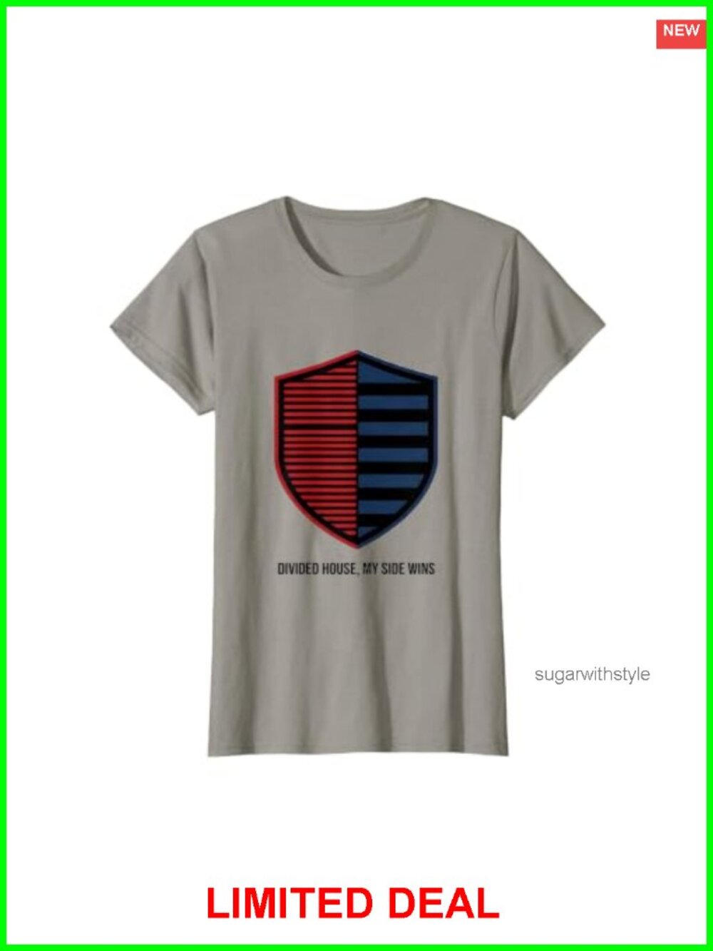 Divided House My Side Wins College Spirit T-Shirt Classic Fit
